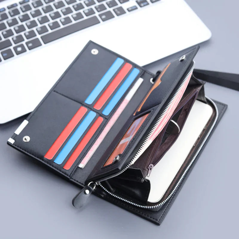 Very Amazing Bellary Long Wallet Zipper Coin Pocket & Card Holder.